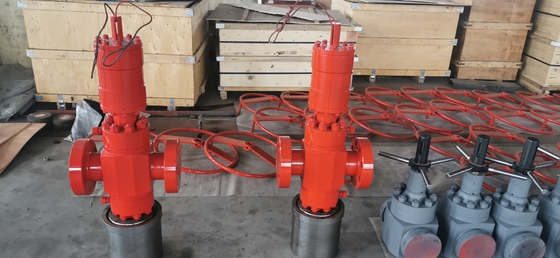Katup Plat Hidrolik Tekanan 5000PSI 2-9 / 16 Inci Untuk Peralatan Kepala Sumur