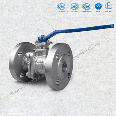 Cast Floating Ball Valve Flanged / Butt Welded Berakhir Anti Blow Out Stem