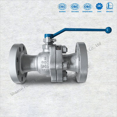 Casting Floating Ball Valve Metal / Soft Seated Design Menurut API6D