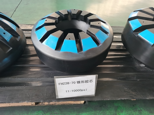 BOP Tapered Rubber Seal FH28-70 11 " 10000PSI FH35-35 13 5/8" Peralatan Pencegahan Ledakan