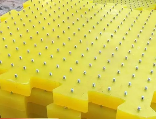 Meja berputar Anti slip Mat tahan aus untuk platform pengeboran ladang minyak Bahan poliuretan