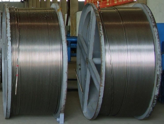 825 1/8" Pengeboran Minyak Tabung Kapiler Stainless Steel Bulat