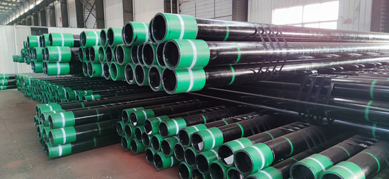 J55 API 5CT Drilling Casing Pipe 4 1/2" - 20" Peralatan Ladang Minyak