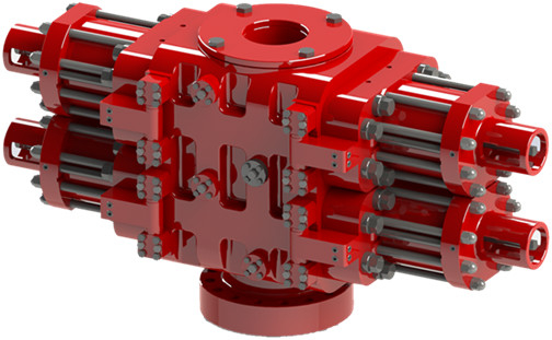 Pengeboran Ladang Minyak SL Ram Blowout Preventers Equipment BOP Bore