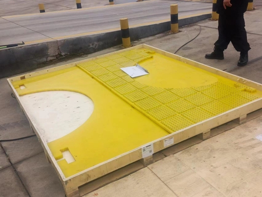 ZP375 Anti Slip Mat 30mm Plastik Non Slip Tikar Untuk Pengeboran Meja Putar
