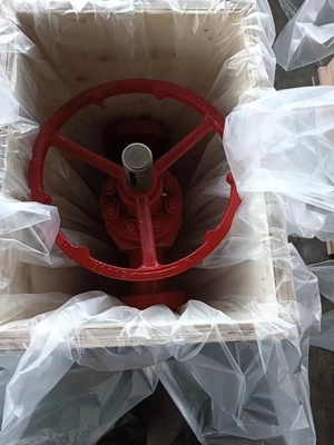 Oilfield Drilling Hand Plate Valve Wellhead Manifold Valve 2-1 / 16 Inch Tekanan 10000PSI