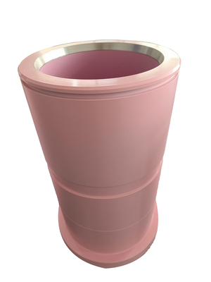 F-1600 Mud Pump Ceramic Liner Aluminium Paduan Tembaga Cocok Untuk Sumur Dangkal