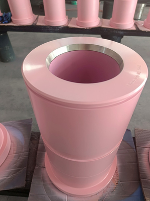 F-1600 Mud Pump Ceramic Liner Aluminium Paduan Tembaga Cocok Untuk Sumur Dangkal