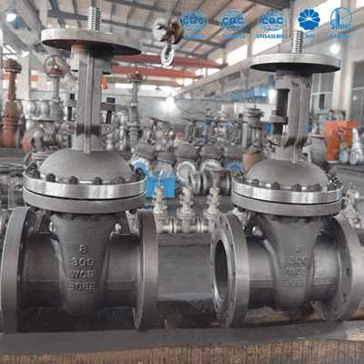 Flange Berakhir Cast Steel Gate Valves ASME B16.5 Ukuran 2 "Sampai 36" API 6D