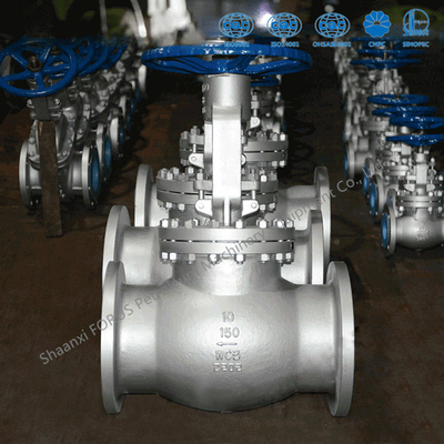 Rising Stem Cast Steel Globe Valves Flange Berakhir ASME B16.5 Ukuran 2 "Sampai 36" BS1873