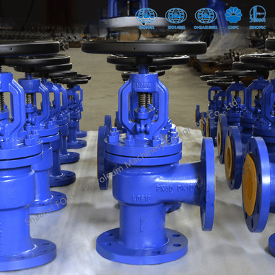 Butt Welding Berakhir Angle Globe Valves EN 13709 DN15 - DN400