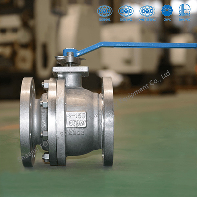 Cast Floating Ball Valve Flanged / Butt Welded Berakhir Anti Blow Out Stem