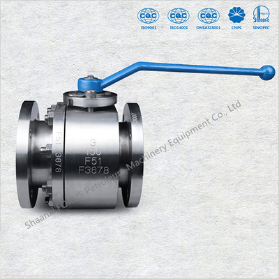Desain Katup Bola Duduk Logam Terapung yang Ditempa API6D BS5351 ASME B16.34