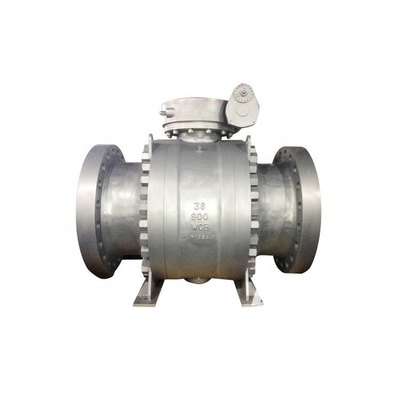 API 6D API 608 baja tempa 3 Piece Trunnion Ball Valve Flange Ends