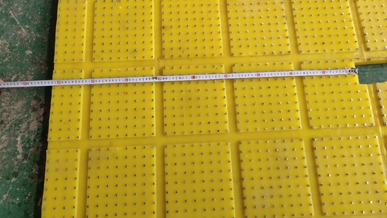 ZP175 ZP375 Anti Skid Mat 30mm Plastik Non Slip Mat Untuk Pengeboran Meja Rotary