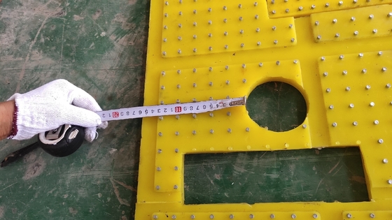 ZP175 ZP375 Anti Skid Mat 30mm Plastik Non Slip Mat Untuk Pengeboran Meja Rotary