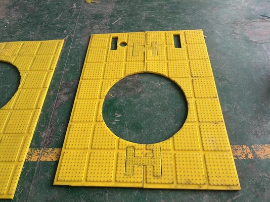 ZP275 ZP375 Anti Slip Mat 30mm Plastik Non Slip Mat Untuk Pengeboran Meja Rotary