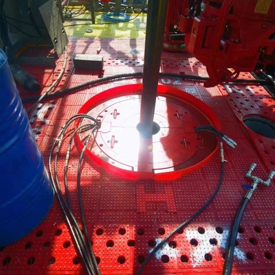Mat Anti Skid Merah Tipe ZP Rotary Atble 30mm Mat Plastik Non Slip Untuk Rig Pengeboran