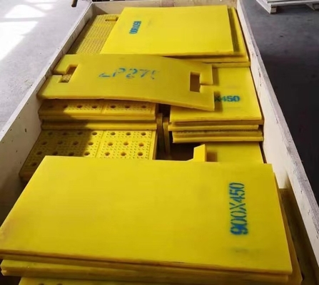 Mat Anti Skid Merah Tipe ZP Rotary Atble 30mm Mat Plastik Non Slip Untuk Rig Pengeboran