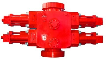 Ukuran Bor 7-1/16 "Ladang Minyak Pengeboran Blow Out Preventer Peralatan Tipe ganda Ram BOP
