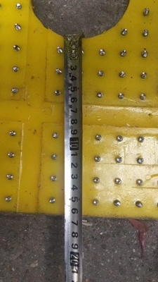 27 1/2 inci Anti Slip Mat Rotary Table Kuning Warna 2100MM*1600MM Mat Untuk Pengeboran Rig
