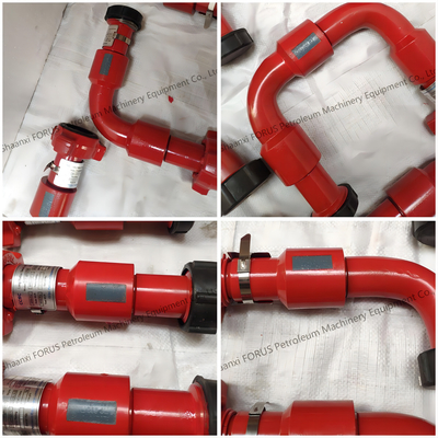 1 Inch 10 Tipe Swivel Joint API 16C Tekanan Kerja 5000 PSI Untuk Pengeboran Lapangan Minyak