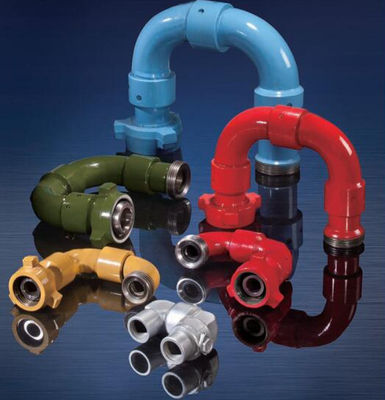 Dipalsukan 1 Inch 60 Tipe Alloy Steel Swivel Joint Tekanan Kerja 5000 PSI API 16C COC Menyediakan Proses Dipalsukan Untuk Pengeboran Minyak