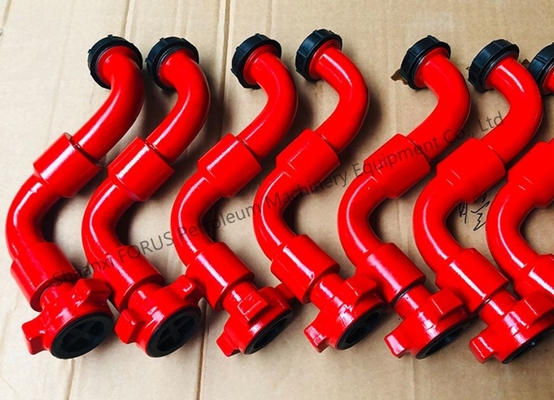 Baja paduan 2 Inch 50 Tipe Swivel Joint Tekanan Kerja 5000 PSI API 16C Standar Untuk Pengeboran Minyak