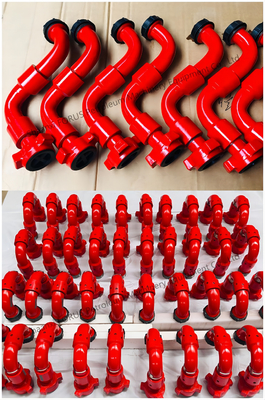 Baja paduan 2 Inch 50 Tipe Swivel Joint Tekanan Kerja 5000 PSI API 16C Standar Untuk Pengeboran Minyak