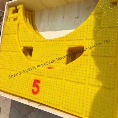 Meja putar Anti-Slip Mat Ketebalan 30MM PU Anti-Slip Mat Untuk Pengeboran Meja putar