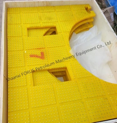 Meja putar Anti-Slip Mat Ketebalan 30MM PU Anti-Slip Mat Untuk Pengeboran Meja putar