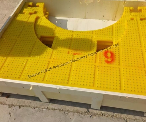 Meja putar Anti-Slip Mat Ketebalan 30MM PU Anti-Slip Mat Untuk Pengeboran Meja putar