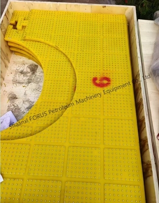 Meja putar Anti-Slip Mat Ketebalan 30MM PU Anti-Slip Mat Untuk Pengeboran Meja putar