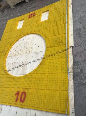 Meja putar Anti-Slip Mat Ketebalan 30MM PU Anti-Slip Mat Untuk Pengeboran Meja putar