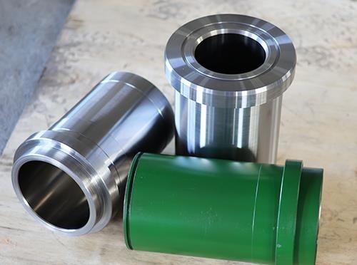 Single-Metal Liner Mud Pump Liner Untuk Pengeboran Lapangan Minyak Bahan Baja Khusus
