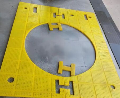 Meja Rotary Anti Slip Mat Bahan PU Menggunakan Di Platform Pengeboran