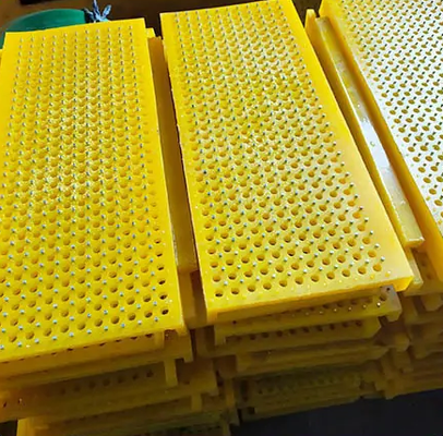 Meja berputar Anti slip Mat tahan aus untuk platform pengeboran ladang minyak Bahan poliuretan