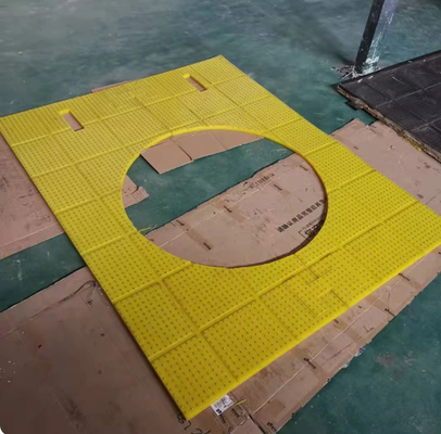 Meja berputar Anti slip Mat Untuk tambang tambang platform pengeboran Polyurethane Material