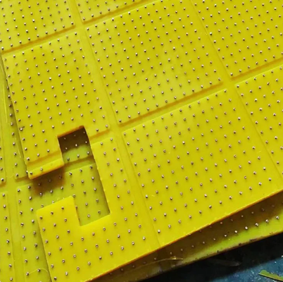 Meja berputar Anti slip Mat Untuk tambang tambang platform pengeboran Polyurethane Material