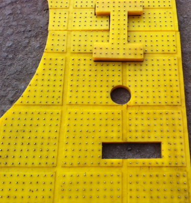 Meja Rotaty Tahan Lama Anti Slip Mat Untuk Platform Pengeboran Ladang Minyak Bahan Polyurethane