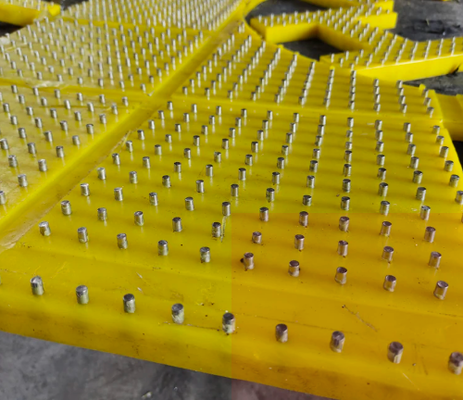 Meja putar Anti slip Mat tahan terhadap asam dan alkali Polyurethane 30mm Ketebalan