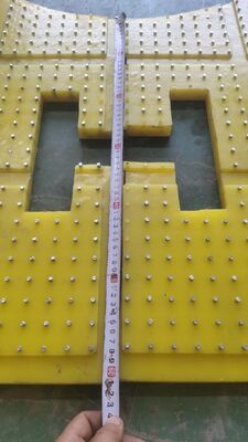 Tahapan putar tahan minyak Anti slip Mat Inspeksi kualitas yang ketat Polyurethane 30mm Ketebalan