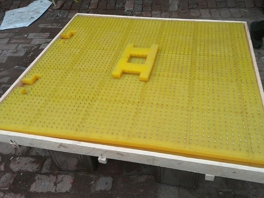 Industri Pengeboran Minyak Tikar Anti Selip Kuning 83 "X74"