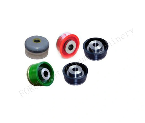 Piston Pompa Lumpur Berikat Uretan Kekerasan Ganda RS F-1600 AISI4140